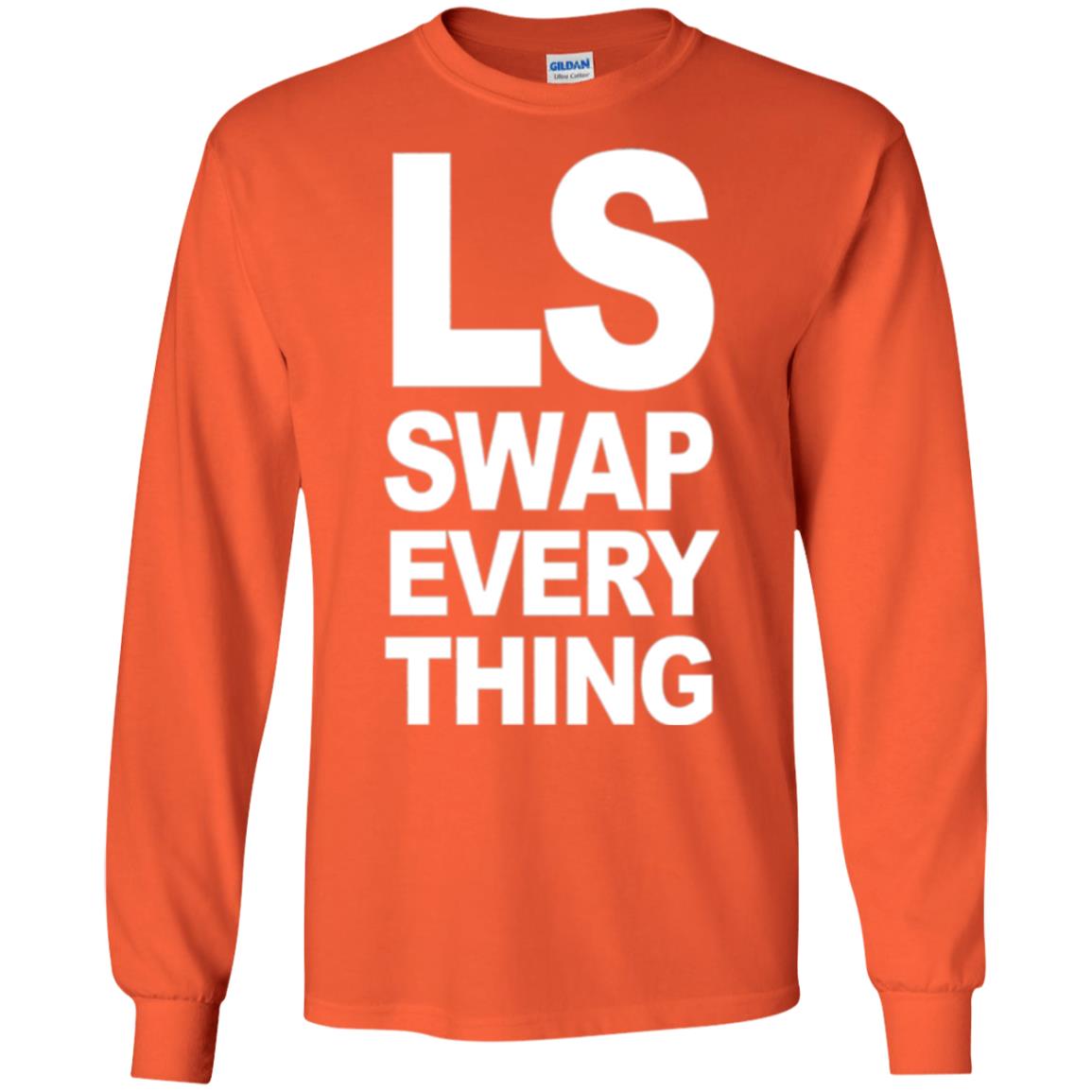 Trucker T-shirt Ls Swap Everything Orange