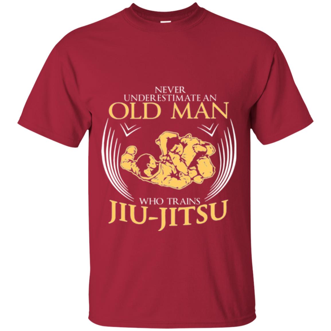 Old Man Who Trains Jiu Jitsu Jiu Jitsu T-shirt Cardinal