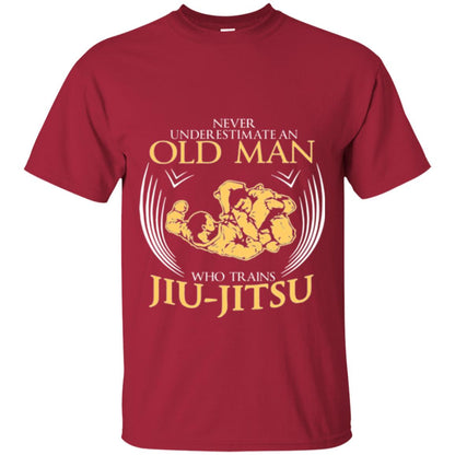 Old Man Who Trains Jiu Jitsu Jiu Jitsu T-shirt Cardinal