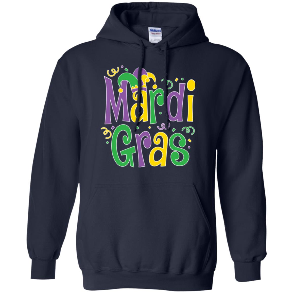 Mardi Gras T-shirt Mardi Gras Party T-shirt Navy