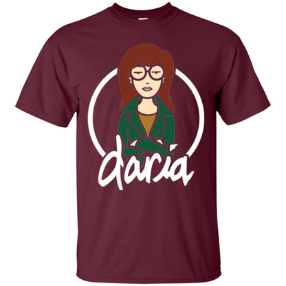 Mtv Daria T-shirt Mad At The World Maroon