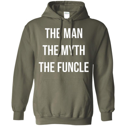 Uncle T-shirt The Man The Myth The Funcle Military Green