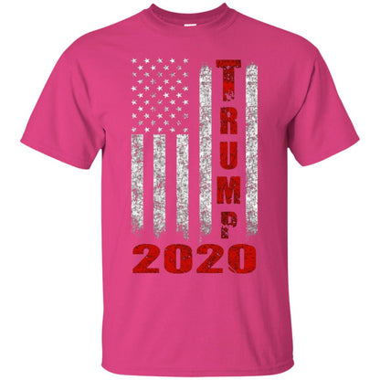 American Flag Vintage Design Trump 2020 T-shirt Heliconia