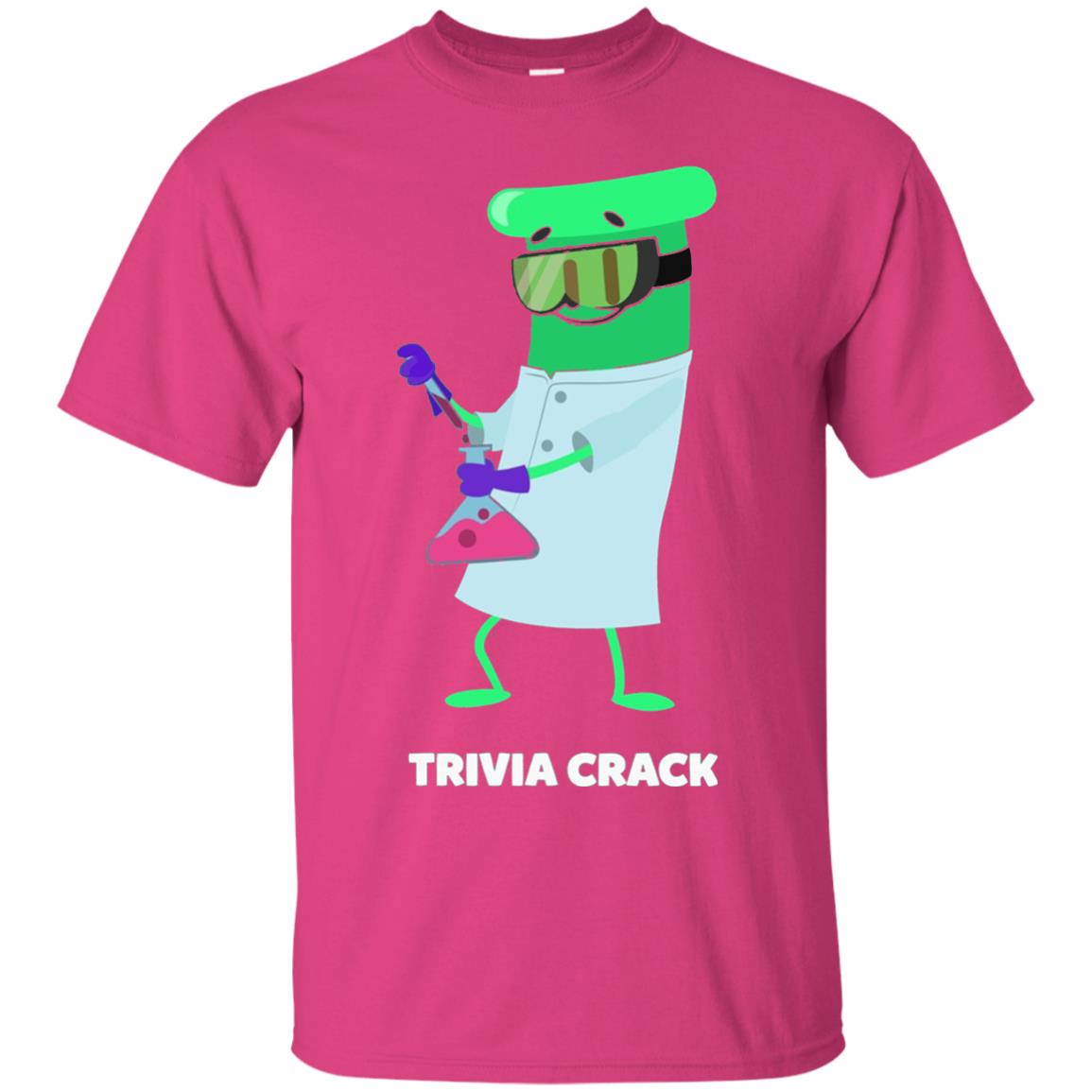 Cute Trivia Crack Scientist Al T-shirt Heliconia