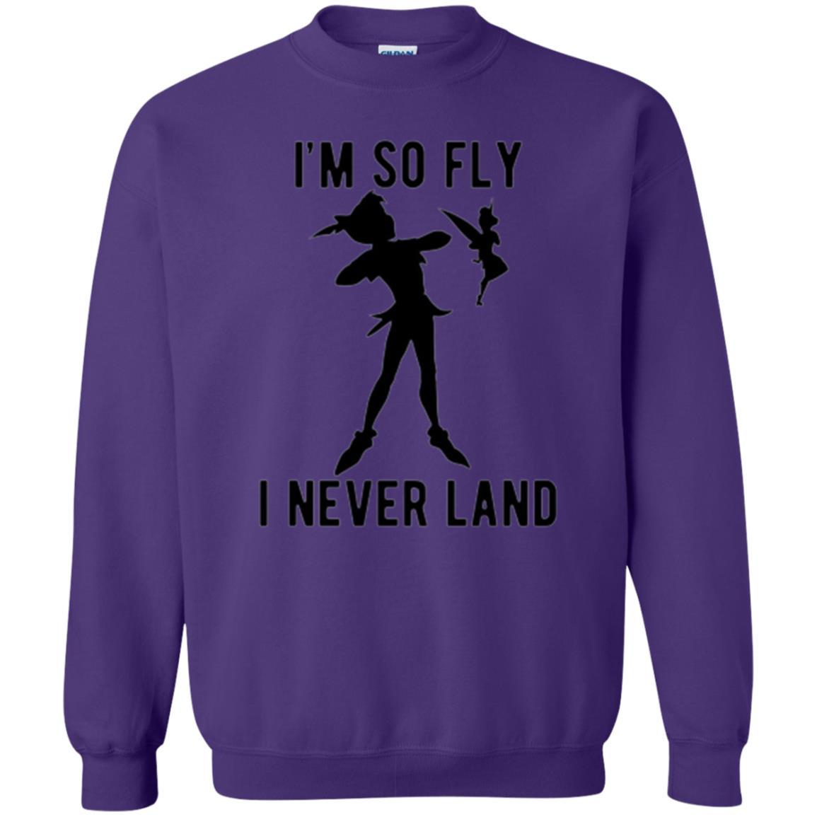 Film T-shirt Tinker Bell I'm So Fly I Never Land Purple