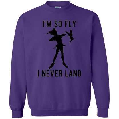 Film T-shirt Tinker Bell I'm So Fly I Never Land Purple