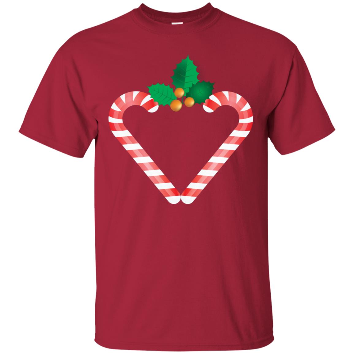 Heart Icon Candy X-mas Gift Shirt Cardinal