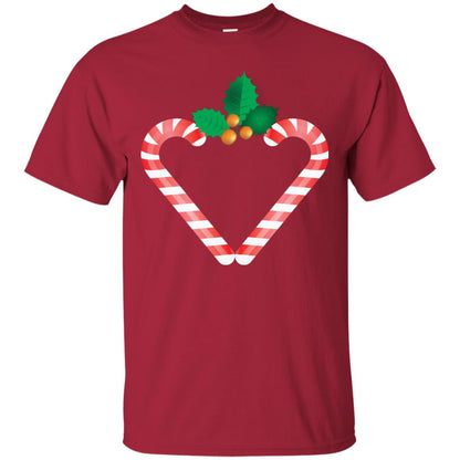 Heart Icon Candy X-mas Gift Shirt Cardinal