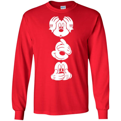 Cartoon T-shirt Disney Mickey Mouses Graphic Red
