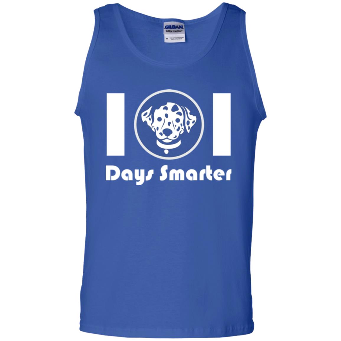 Dog Lovers T-shirt 101 Days Smarter Royal