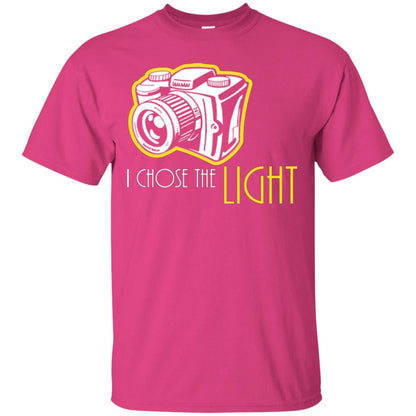 Photographer T-shirt I Chose The Light Heliconia