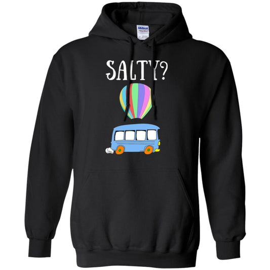 Salty Humorous Parody T-shirt Black