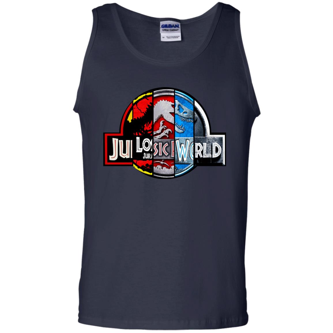 Jurassic World Movie Fan Shirt Navy