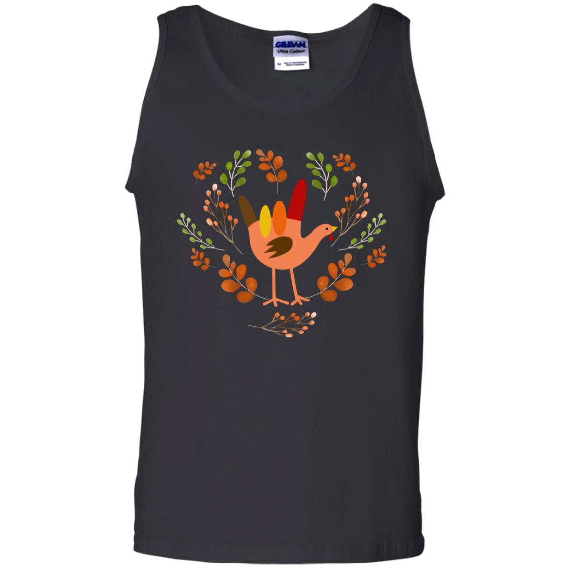 Rocknroll Sign Turkey Thanksgiving Gift Shirt For Mens Or Womens Black