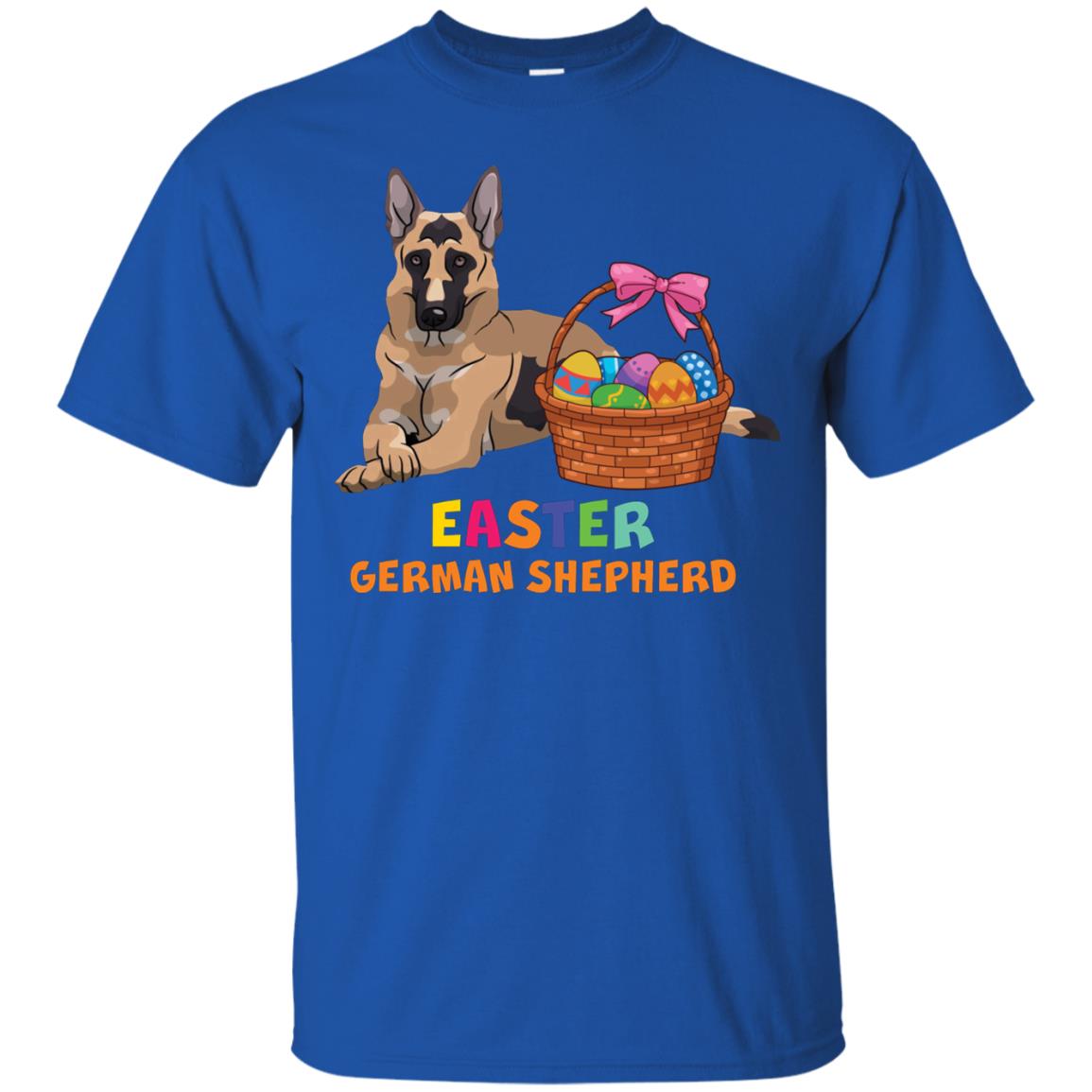 Easter German Shepherd Dog Lover T-shirt For Easter Royal