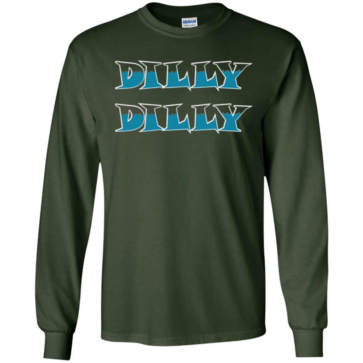 Christmas T-shirt Dilly Dilly Forest Green