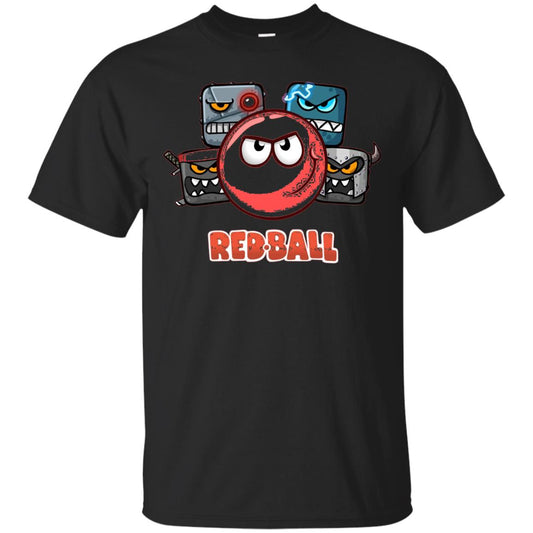 Red Ball 4 The Crew Game Lover T-shirt Black