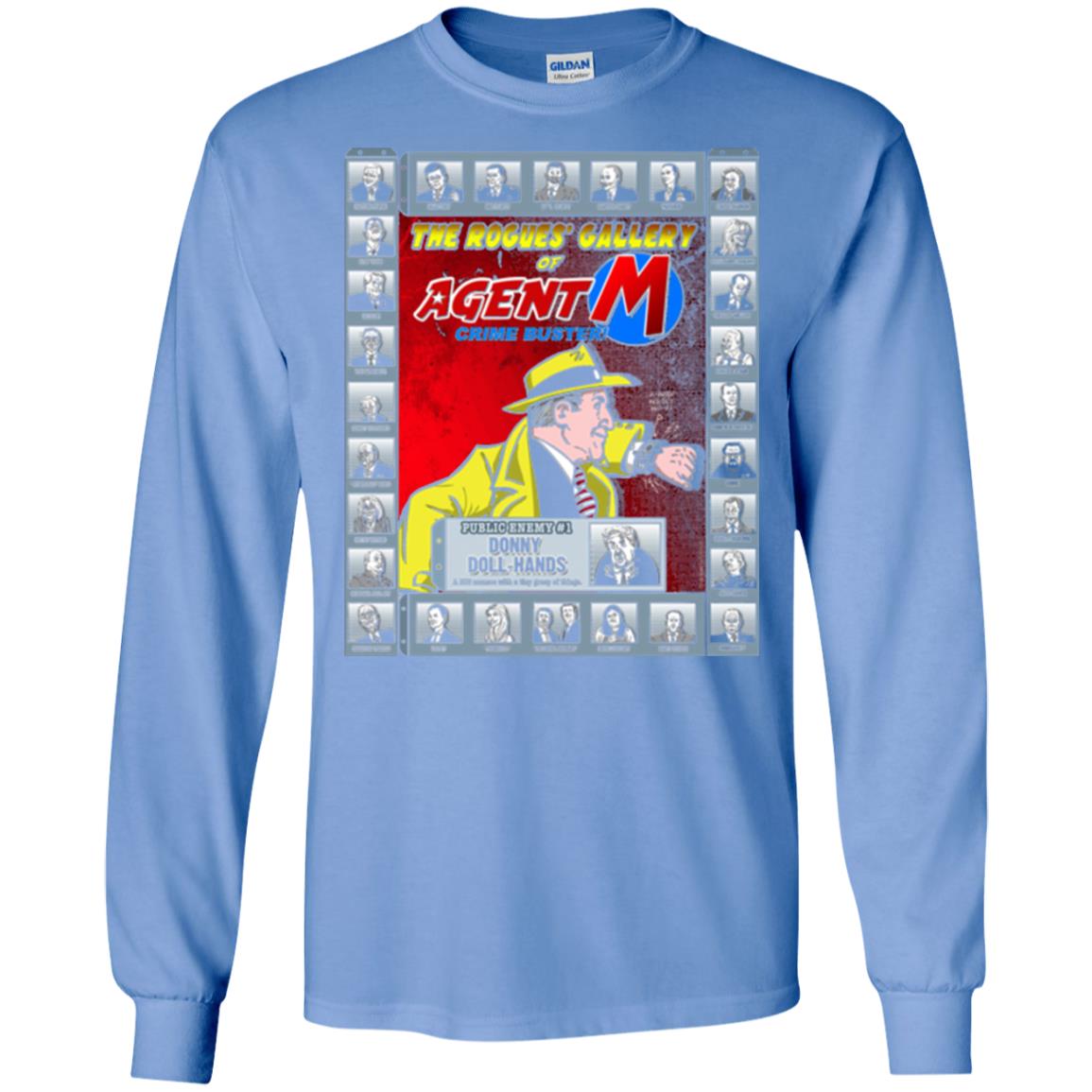 The Rogues' Gallery Of Agent M T-shirt Carolina Blue