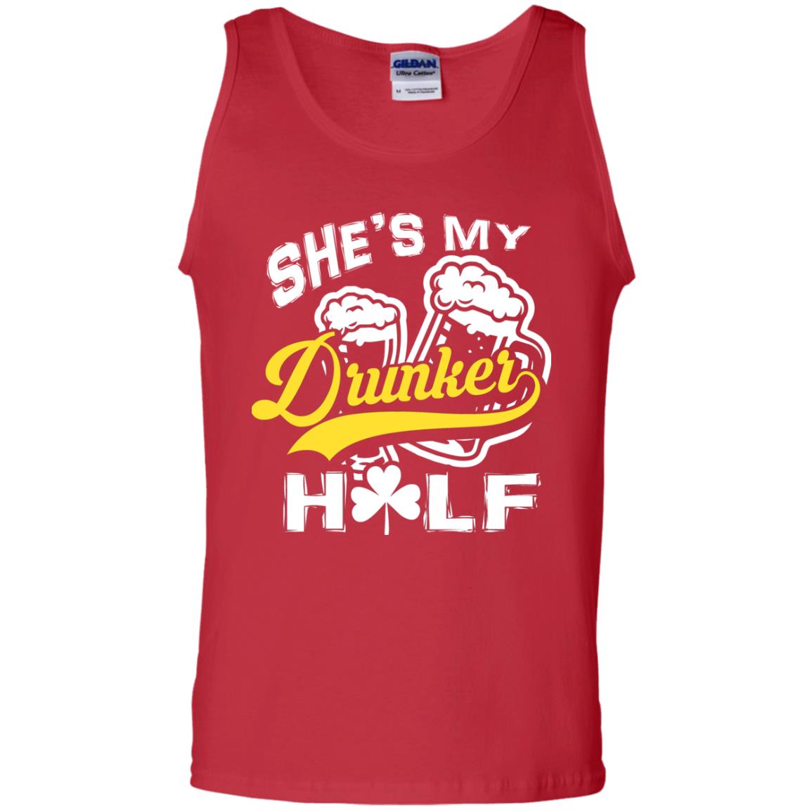 She_s My Drunker Half Saint Patrick_s Day T-shirt Red