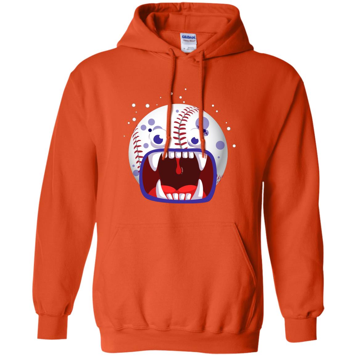 Baseball Halloween Shirt Orange
