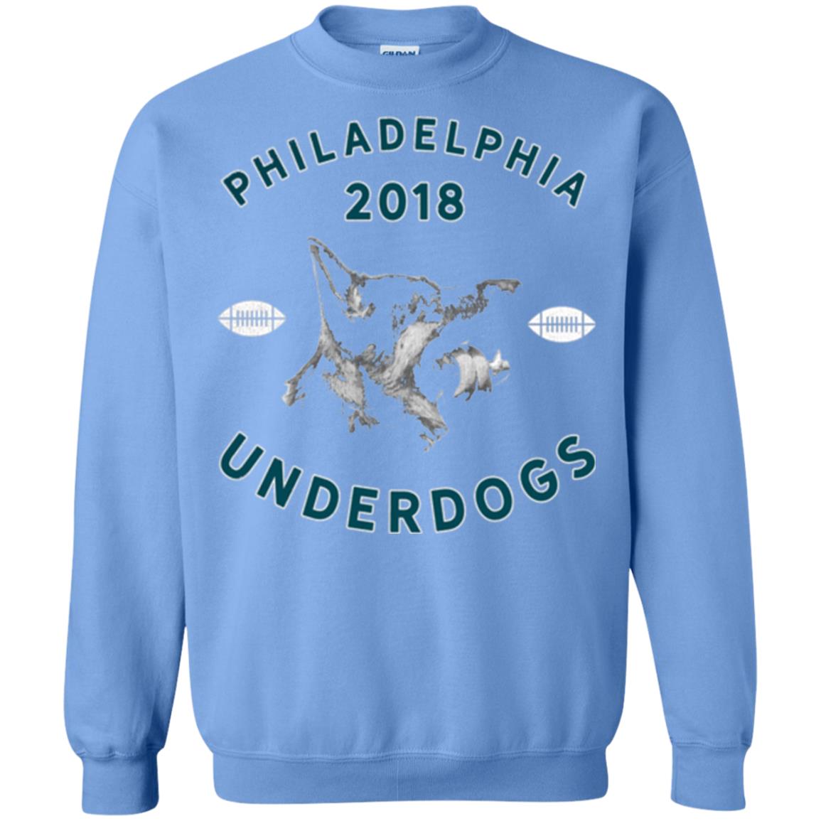 Dog Lover T-shirt Philly Philadelphia Underdogs Lii Game Day Carolina Blue