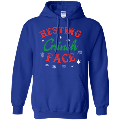 Christmas T-Shirt Resting Grinch Face Royal