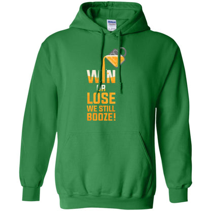 Beer Lover T-shirt Win Or Lose We Still Booze Irish Green