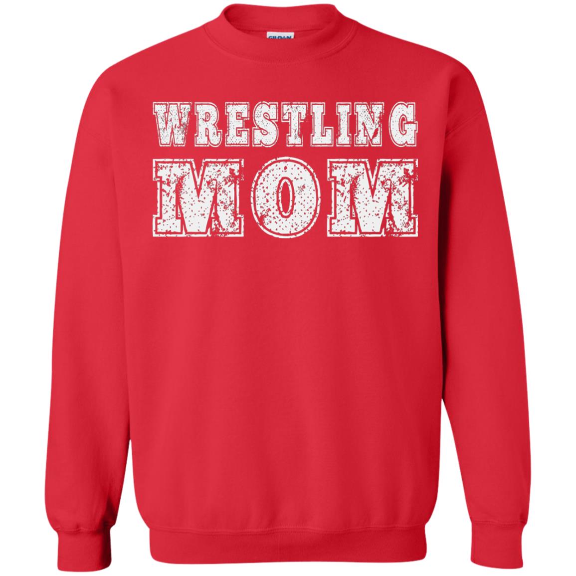 Wrestling Mom Mommy T-shirt Red