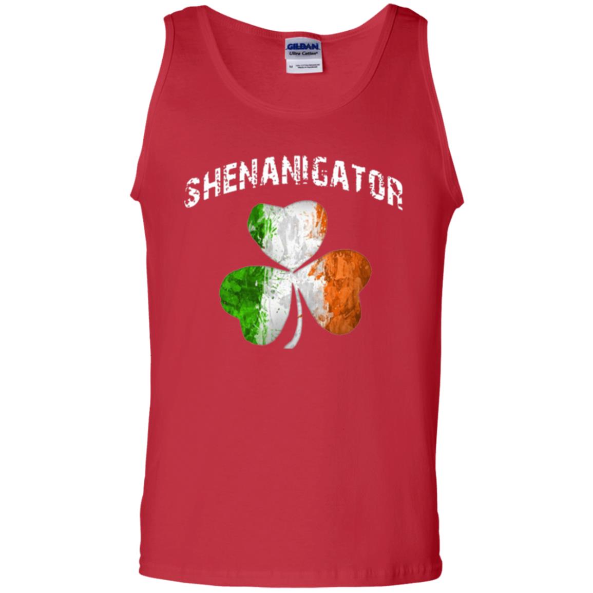 Shenanigator T-shirt St Patrick_s Day Shamrock Red