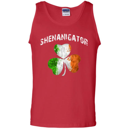 Shenanigator T-shirt St Patrick_s Day Shamrock Red