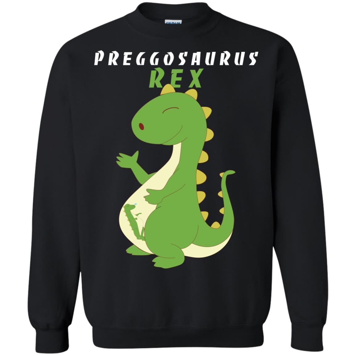Dinosaur Pregnancy Pregosaurus Shirt Black
