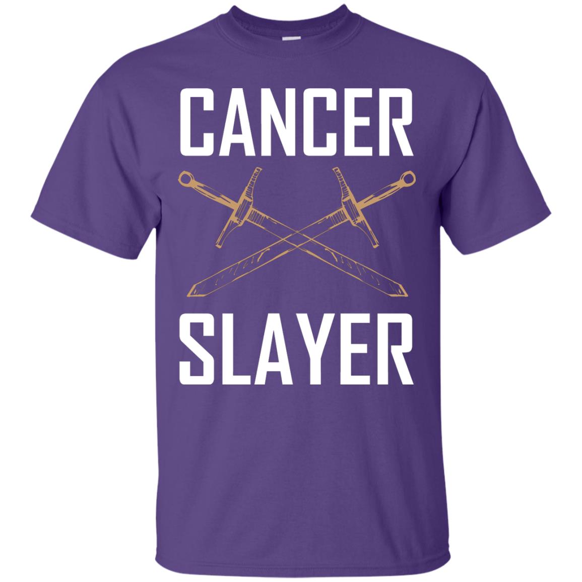 Cancer Slayer Cancer Survivor Shirt Purple