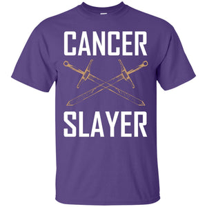 Cancer Slayer Cancer Survivor ShirtG200 Gildan Ultra Cotton T-Shirt