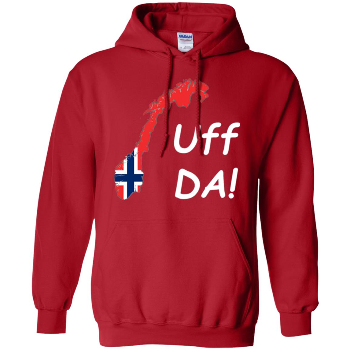 Norwegian Uff Da T-shirt Red