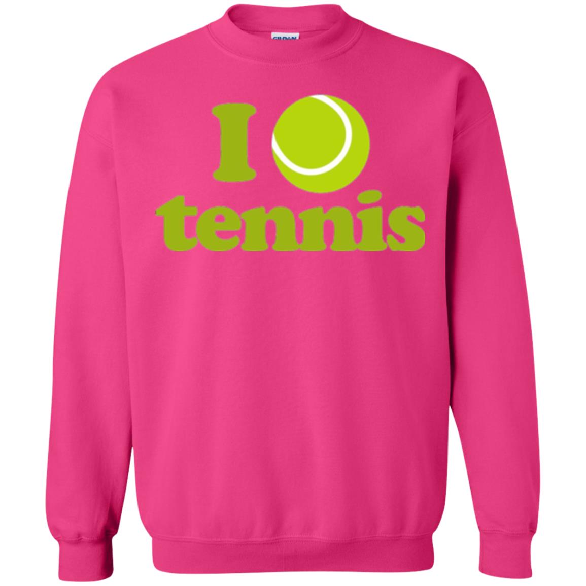 I Love Tennis T-shirt Heliconia