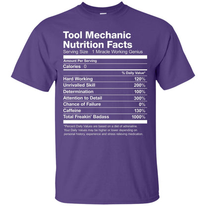 Tool Mechanic Uniform Funny T-shirt Purple