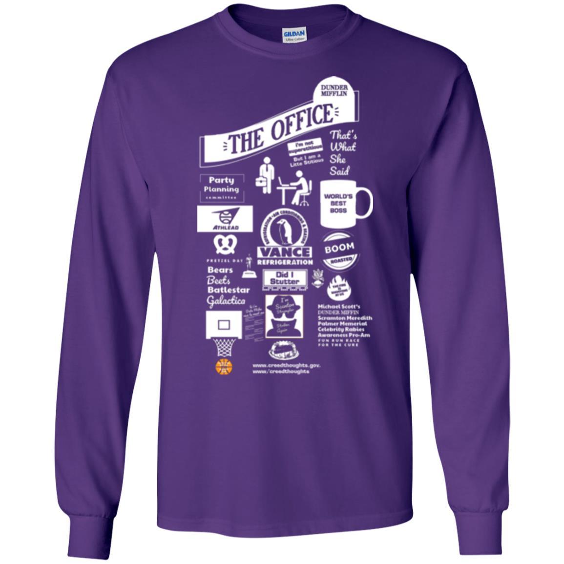 The Mashup Ofice T-shirt Purple