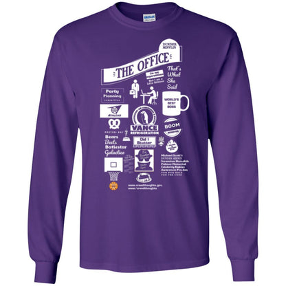 The Mashup Ofice T-shirt Purple