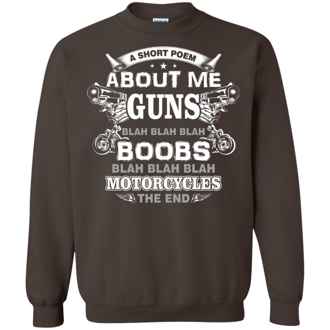 A Short Poem About Me Guns Blah Boobs Blah Motorcycles The End Dark Chocolate