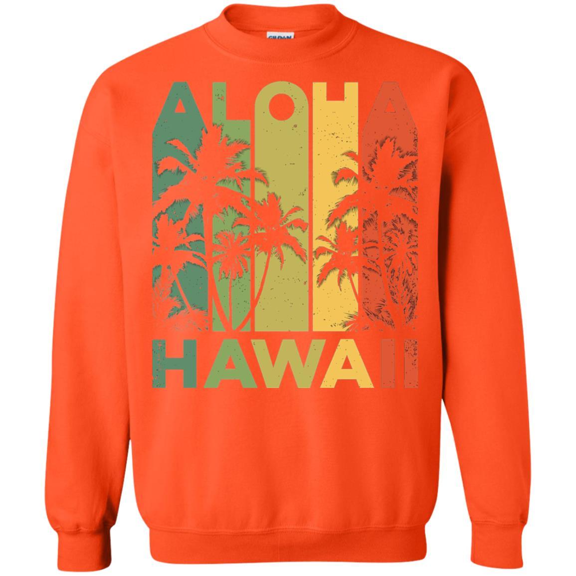 Vintage Hawaiian Islands T-Shirt Orange