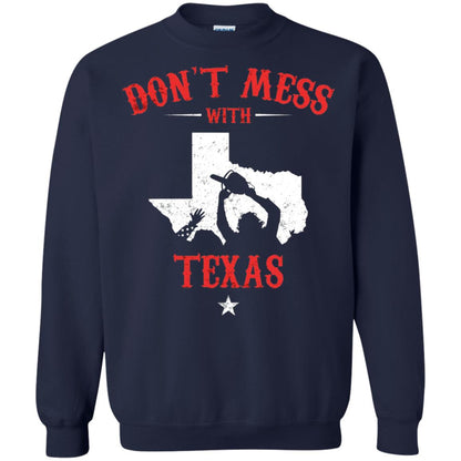 Don_t Mess With Texas Chainsaw T-shirt Navy