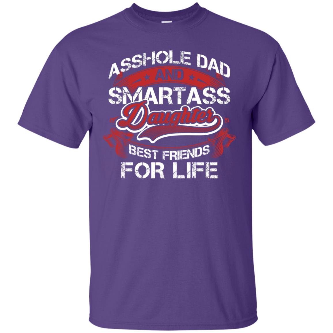 Dad And Daughter Best Friends For Life Cool Shirt For Daddy And Daughter Purple