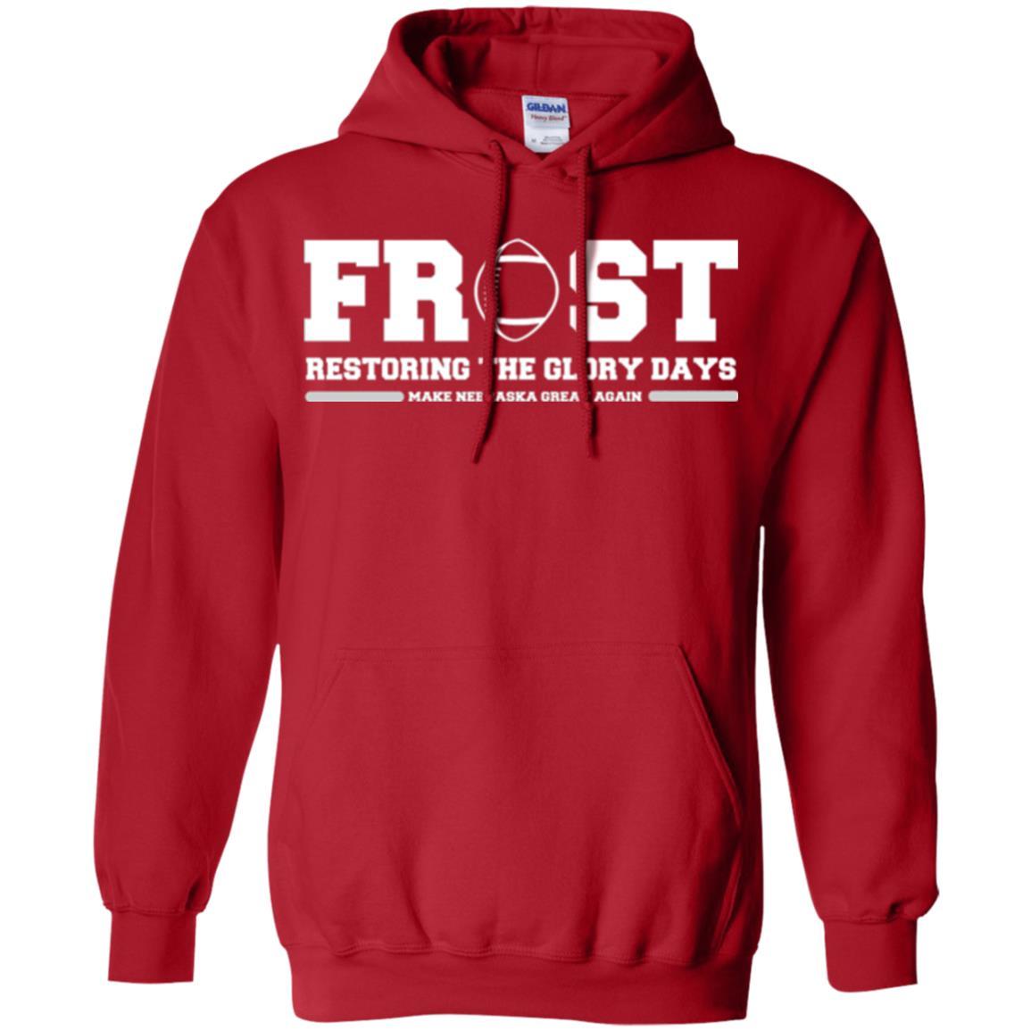 Football T-shirt Scott Frost 2018 Make Nebraska Red