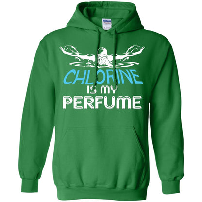 Swimmer T-shirt Chlorine Is My Perfume Irish Green