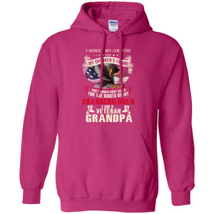 I Served My Country For My Children's Future And I Would Fight Again For The Rights Of My GrandchildrenG185 Gildan Pullover Hoodie 8 oz.