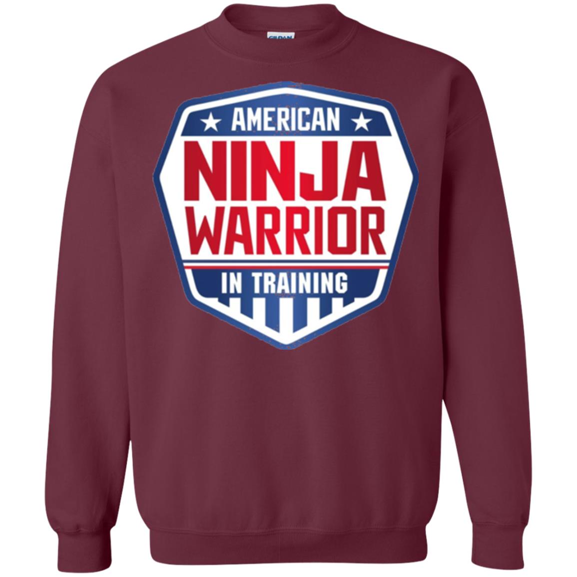 American Ninja Warrior In Training T-shirt Maroon