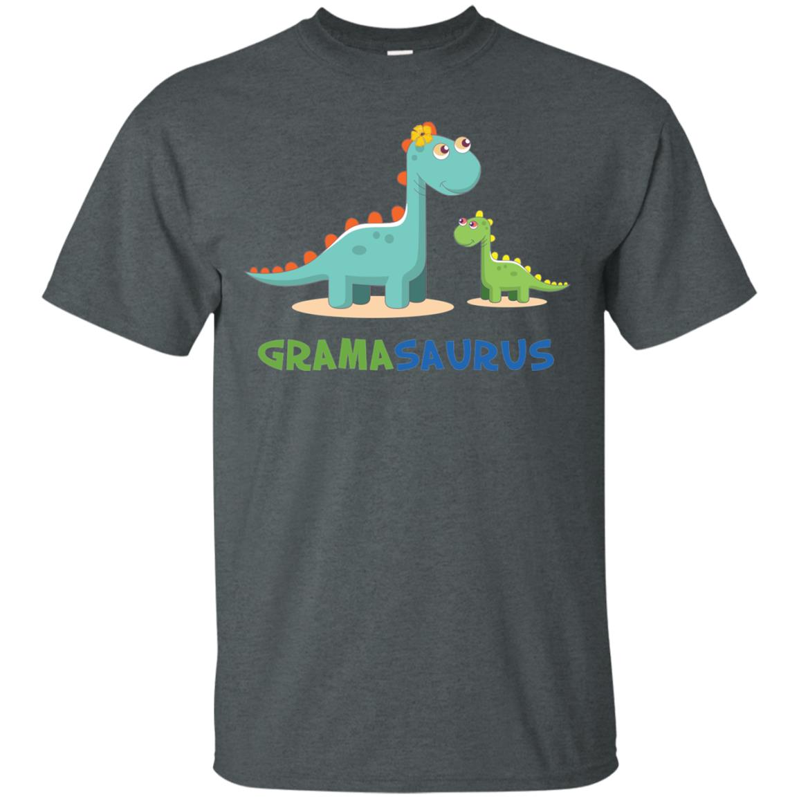 Gramasaurus Grandmom Grandma Shirt Dark Heather