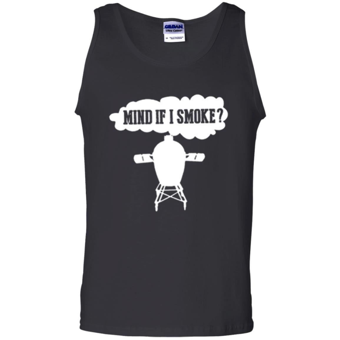 Outdoor Smoker T-shirt Mind If I Smoke Black