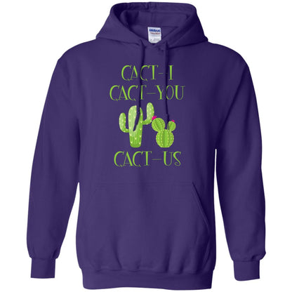 Cact I Cact You Cact Us Funny Cactus Lover Shirt Purple