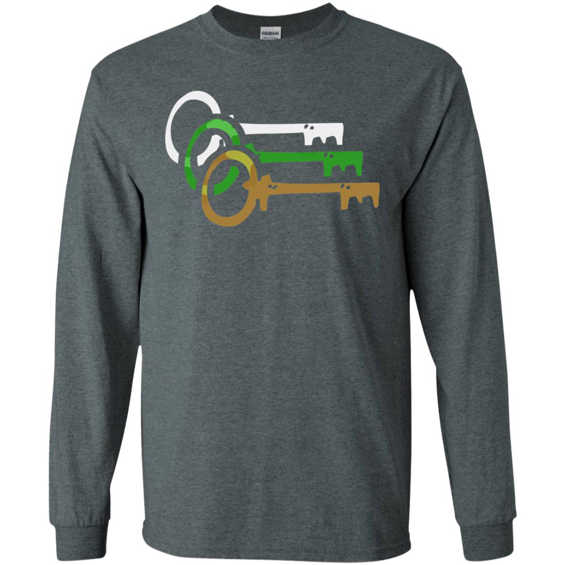 Player One Ready Keys Gamer T-shirt Dark Heather